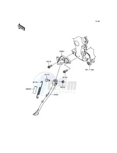 ZZR1400 ABS ZX1400JHF GB XX (EU ME A(FRICA) drawing Stand(s)