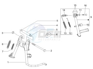 LX 125 4T E3 drawing Stand