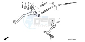 TRX90XC TRX90 ED drawing PEDAL