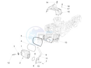 150 4T 3V ie Primavera (EMEA, LATAM) EQR) drawing Cylinder head cover