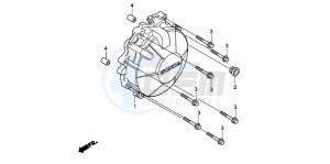 CBF600S drawing GENERATOR COVER (CBF600S8/SA8/N8/NA8)