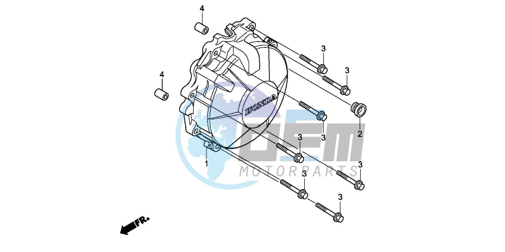 GENERATOR COVER (CBF600S8/SA8/N8/NA8)