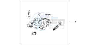 FES150 125 S-WING drawing REAR BASE CARRIER