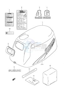 DF 4 drawing Engine Cover