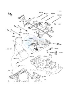 KVF 650 G [BRUTE FORCE 650 4X4I HARDWOODS GREEN HD] (G6F-G9F) G9F drawing CHASSIS ELECTRICAL EQUIPMENT