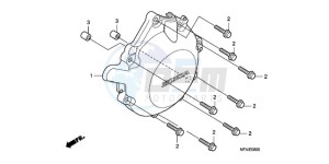 CBF1000A9 UK - (E / ABS MKH) drawing A.C. GENERATOR COVER