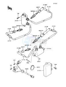 VN750 A [VULCAN 750] (A6-A9) [VULCAN 750] drawing IGNITION COIL