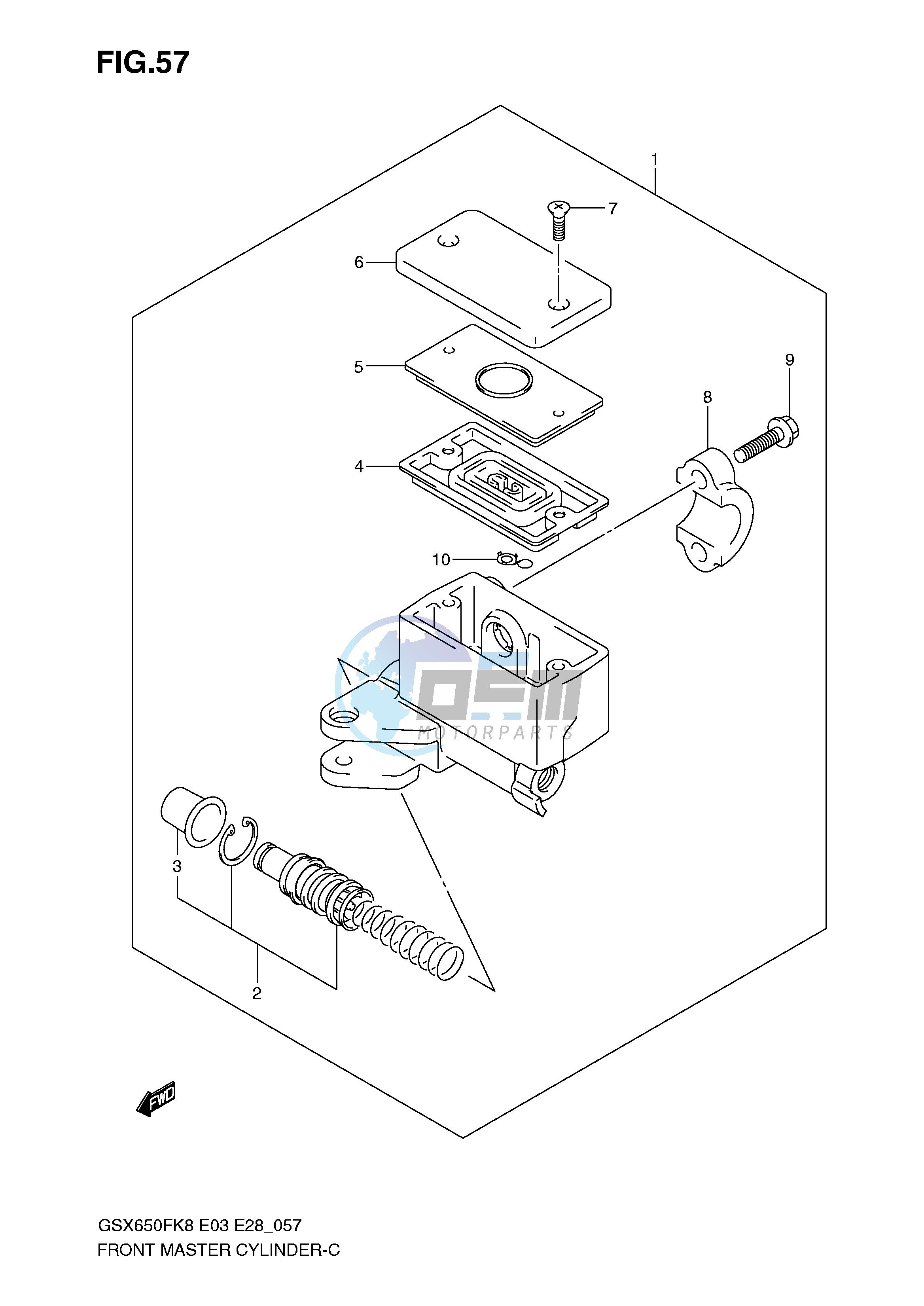 FRONT MASTER CYLINDER