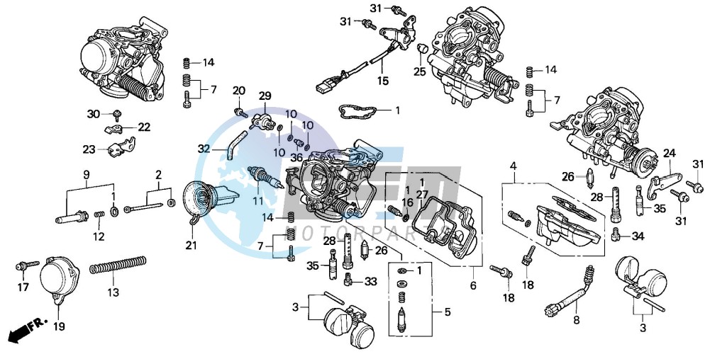 CARBURETOR (COMPONENT PARTS)