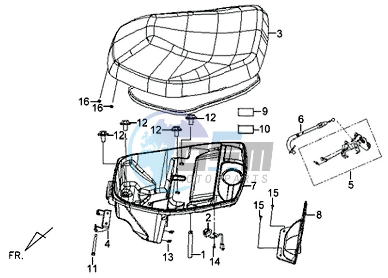 BUDDYSEAT - LUGGAGE BOX - SUPPORT