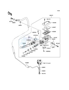 VN1700_VOYAGER_CUSTOM_ABS VN1700KEF GB XX (EU ME A(FRICA) drawing Clutch Master Cylinder