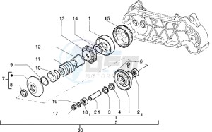 VELOFAX 50 drawing Driven pulley