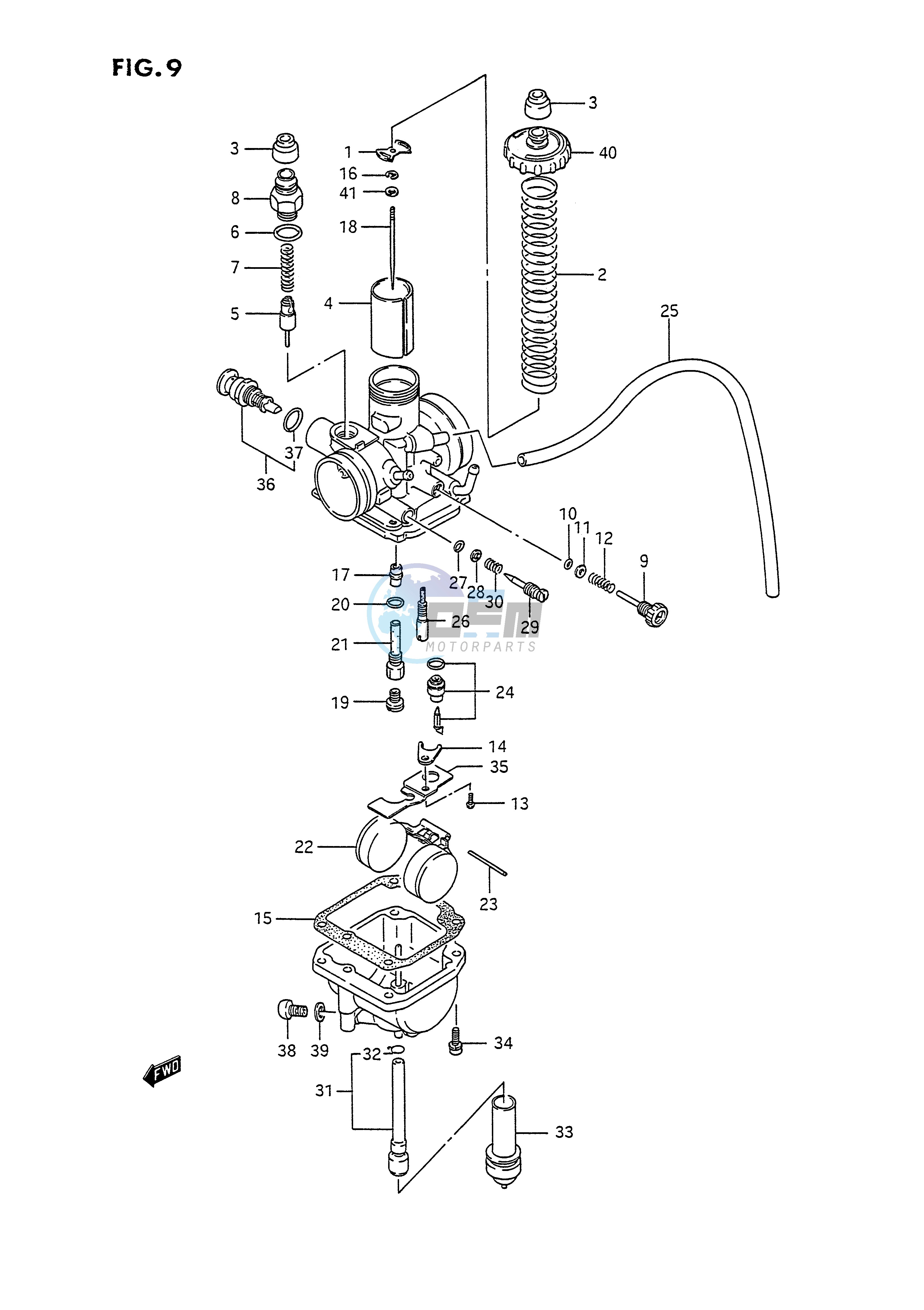 CARBURETOR (MODEL J K)