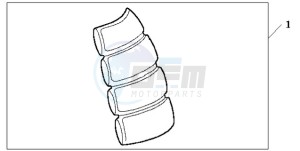 CB600FA9 Australia - (U / ABS) drawing TANK PAD 2