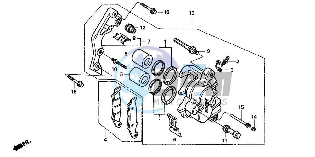 FRONT BRAKE CALIPER