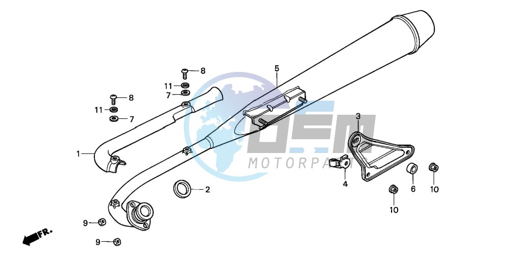 EXHAUST MUFFLER