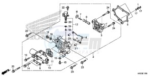 TRX420FA2E TRX420 Europe Direct - (ED) drawing MAIN VALVE BODY