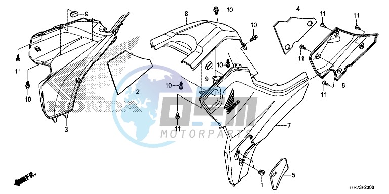 SIDE COVER/ TANK COVER