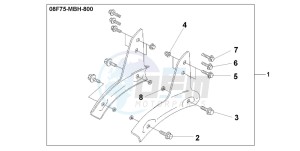 VT1100C3 drawing BACKREST STAY