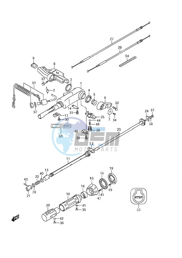 Tiller Handle