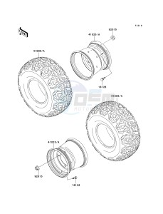 KAF 620 E [MULE 3010 4X4] (E6F-E8F) E7F drawing WHEELS_TIRES