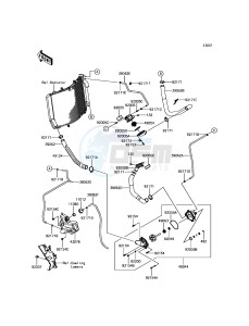 ZZR1400 ABS ZX1400JGF GB XX (EU ME A(FRICA) drawing Water Pipe