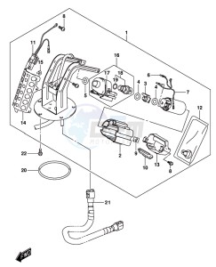 GSX-250RA drawing FUEL PUMP