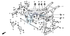 GL1500C F6C drawing FRAME BODY