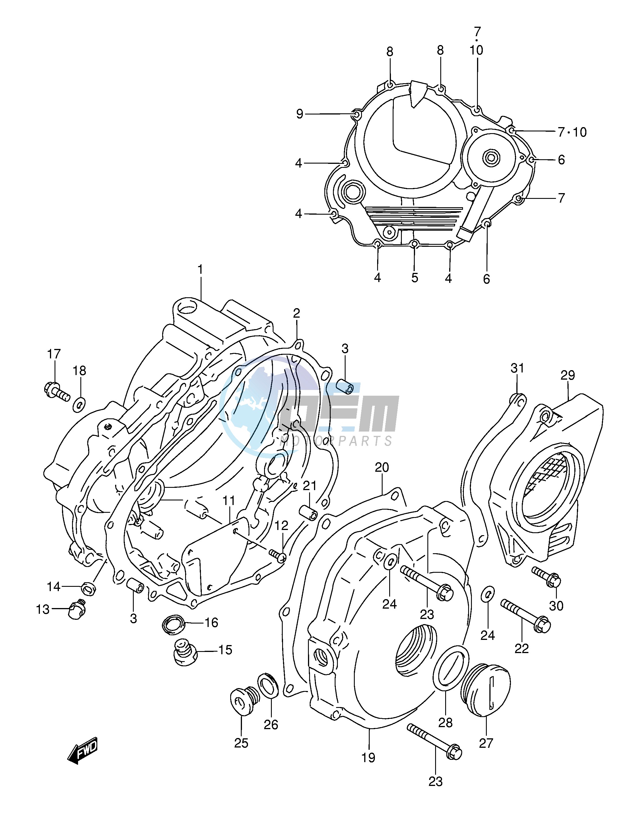 CRANKCASE COVER