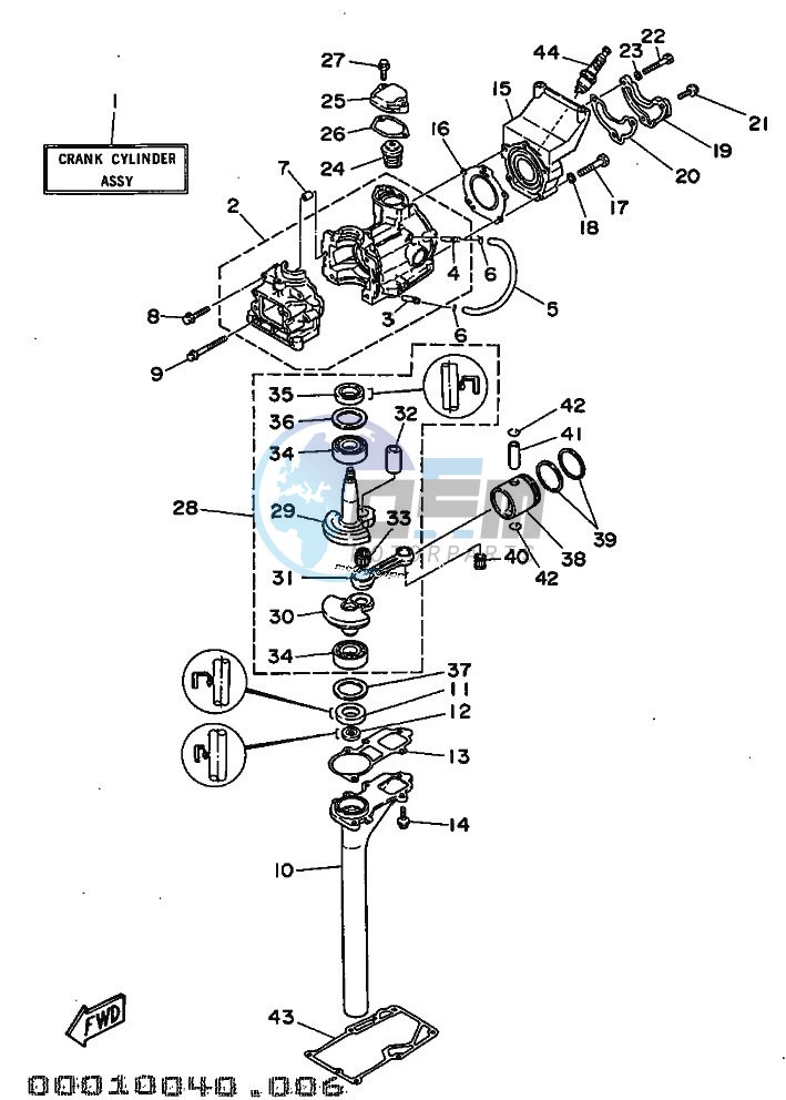 CYLINDER--CRANKCASE