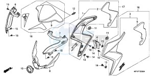 CB1000RB drawing COWL