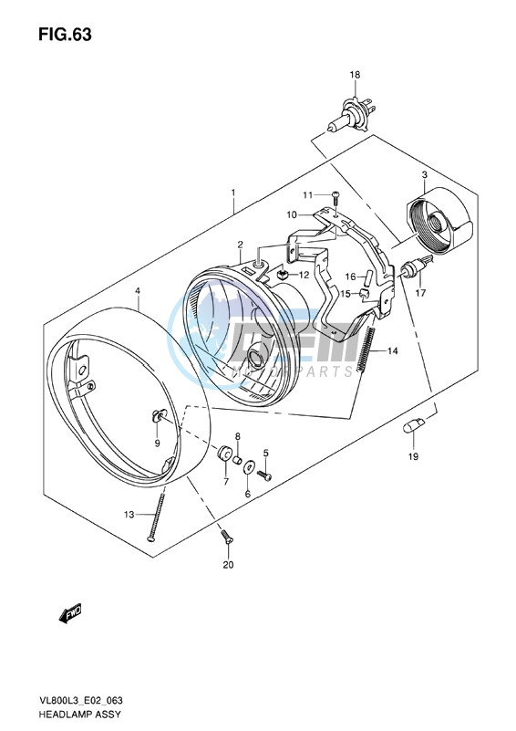 HEADLAMP ASSY