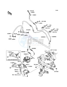 ER-6f ABS EX650B6F GB XX (EU ME A(FRICA) drawing Brake Piping