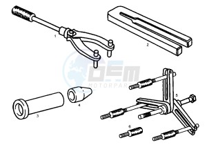 ATLANTIS - 100 cc drawing WORKSHOP SERVICE TOOLS