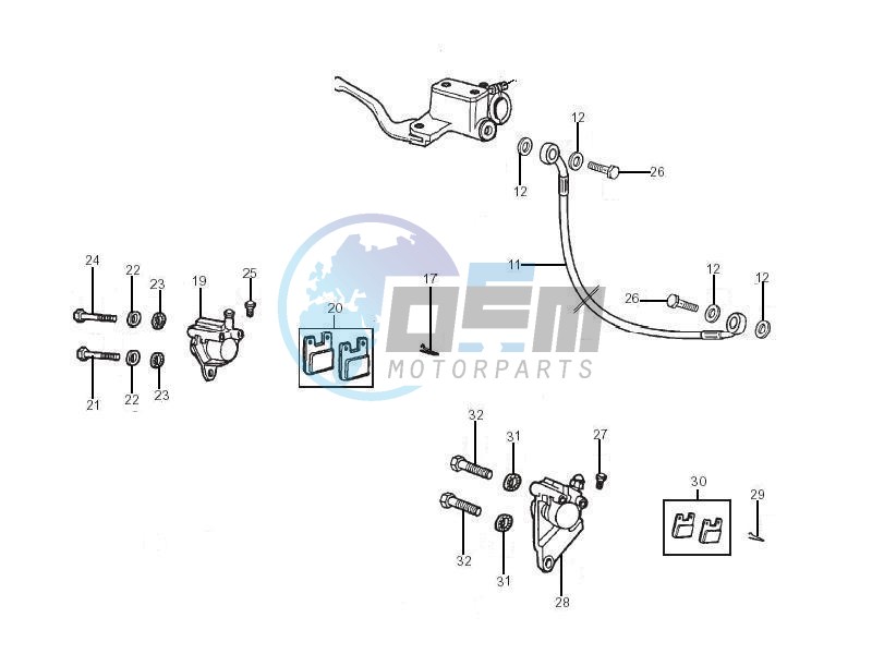 Brakes hose  - Calipers