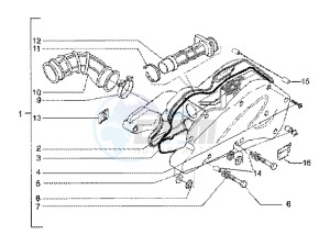 X9 125 SL drawing Air filter