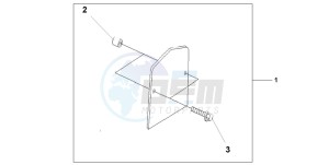 VT1100C2 drawing BACKREST TRIM