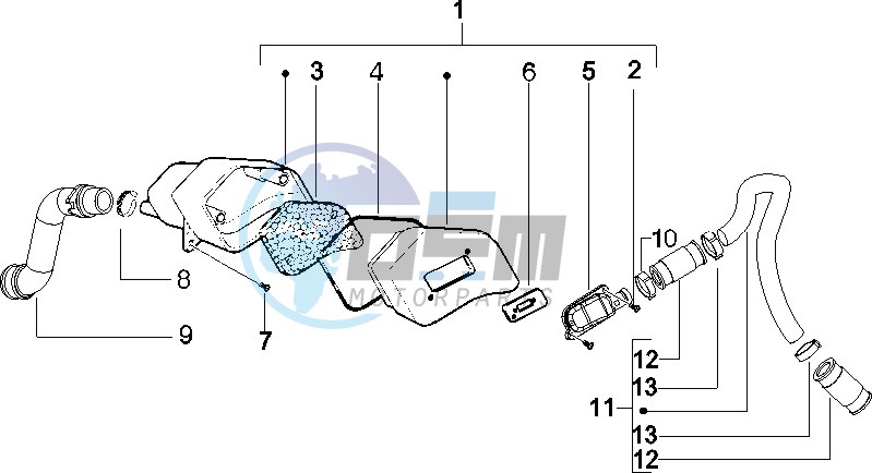 Secondairy air box