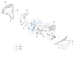 RS 125 Replica E4 ABS (EMEA) drawing Side fairing