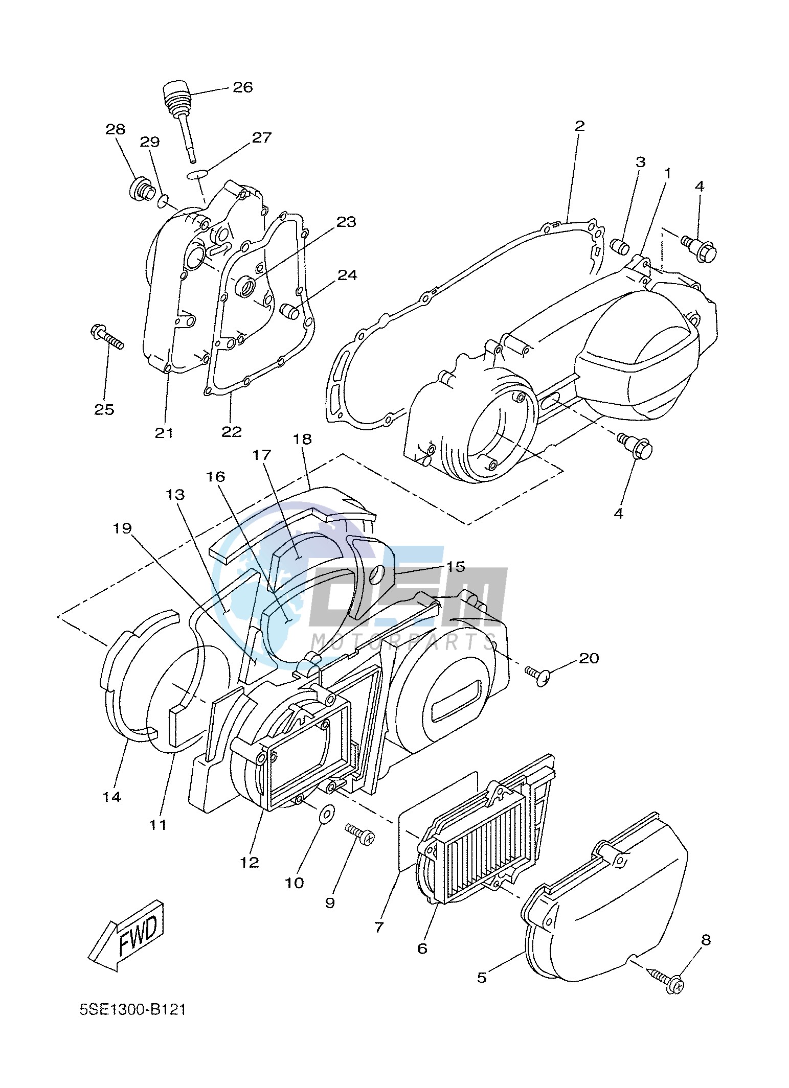 CRANKCASE COVER 1