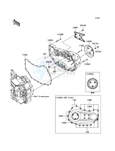 VN1700_VOYAGER_CUSTOM_ABS VN1700KEF GB XX (EU ME A(FRICA) drawing Right Engine Cover(s)