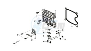 CITYCOM 300I S drawing CYLINDER HEAD COVER