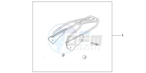 VT750DC SHADOW drawing RR CARRIER