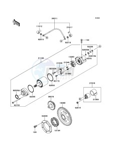 KVF360 4x4 KVF360ACF EU GB drawing Starter Motor