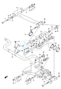 LT-A750X drawing REAR SUSPENSION ARM