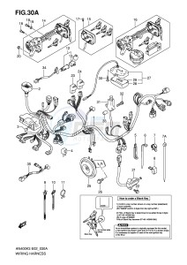 AN400 (E2) Burgman drawing WIRING HARNESS (MODEL K5 K6 IMOBI)