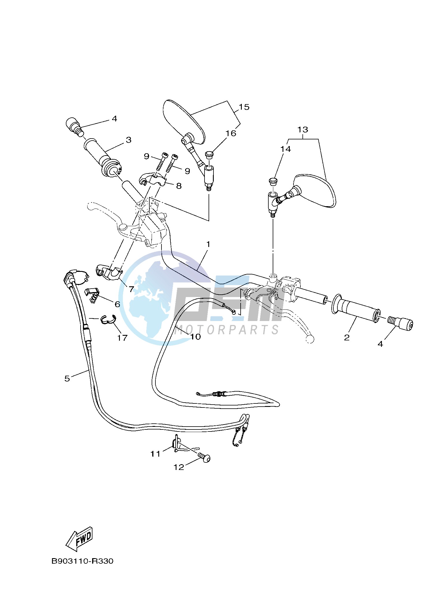 STEERING HANDLE & CABLE