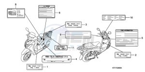 SH150D9 Europe Direct - (ED / KMH 2ED) drawing CAUTION LABEL