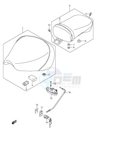 VL250 (E2) drawing SEAT (MODEL Y K1)