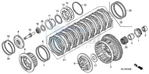 CBR1000RA9 Korea - (KO / ABS MME) drawing CLUTCH